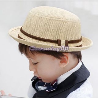 Cool Retro Vintage Wire Boy Children Gentleman Fedora Cap Hat Headwear New C1MY