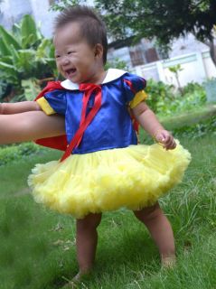 Red Yellow Blue Christmas Baby Toddler Children Tutu Party Costume Girls Dress