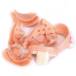 10x 5 Rubber Funny Gift Costume Party Ugly Gag Fake Joke Rotten Teeth Dentures
