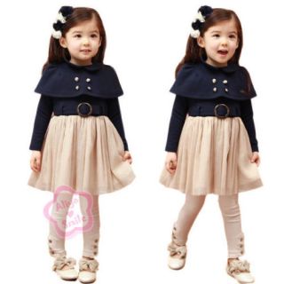 Girl Dress Tutu Skirt Clothing 1 Piece Set Baby Kids Costume Toddler Top Sz 4 5