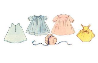 Vintage Baby Doll Clothes Dress Pattern 15" DY Dee Betsy Wetsy Tiny Tears