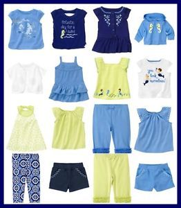 NWTS Gymboree Greek Isle Style Girls Summer Clothes UPICK 3 6 12 18 24 2T 3T 4T