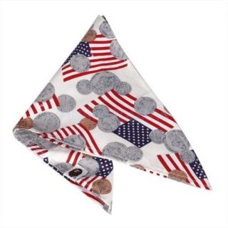 Unisex Cotton Triangular Scarf Child Baby Kids Infant Bib Headband US Flag