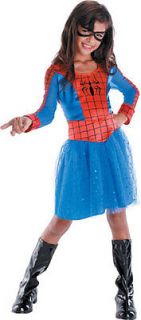 Girls Spider Girl Classic Superhero Halloween Costume