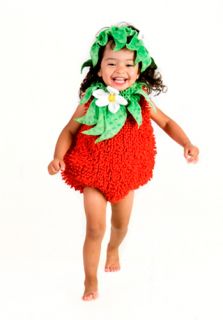 Girls Infant Toddler Strawberry Halloween Costume