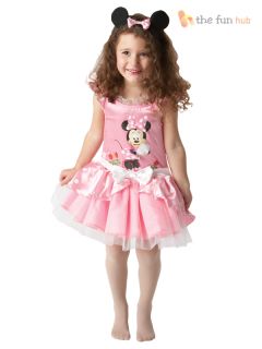 Disney Minnie Mouse Ballerina Tutu Costume Girls Toddler Baby Fancy Dress Outfit