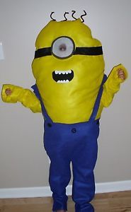 Minion Costume Despicable Me Toddler Kids Child Size Homemade Brand New