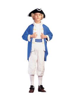 Colonial Captain Blue Soldier Child Halloween Costume