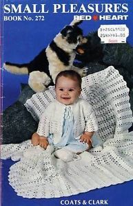 Baby Clothing Blanket Crochet Knitting Patterns Coats Clarks Book No 272