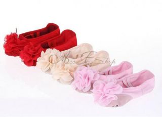 Girl Flower Canvas Ballet Dancing Fitness Gym Shoes Slipper 16 20 5 cm Soft New