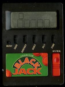 ★ Waco Blackjack 21 Casino Electronic Handheld LCD Game