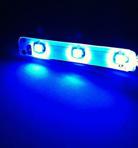 4X Blue RC Car Motorcycle Traxxas Team Losi SMD LED Underglow Lights Kit Strips