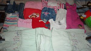 Infant Toddler Girls Lot of 5T 6T Clothing Dresses Shorts Skort Shirts