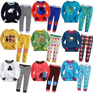 Baby Toddler Kid's Clothes Boys Girls Sleepwear Pajama Size 12M 5T "Savanna"
