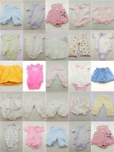 Baby Girls Spring Summer Clothes Lot Age 0 3 6 9 Months 22 Pcs