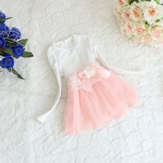 Hot Toddler Girls Toddlers Long Sleeve Tutus Kids Dress Skirt Clothes 5 6Y NL14