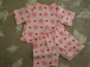 Baby Alive Doll Clothes Short Set Bitty Baby Pink Skull