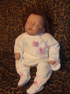 Lee Middleton Doll Jane Pinkstaff Real Eyelashes Real Life Baby 17" or Clothes
