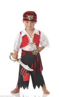 Brand New Ahoy Matey Skull Pirate Toddler Halloween Costume