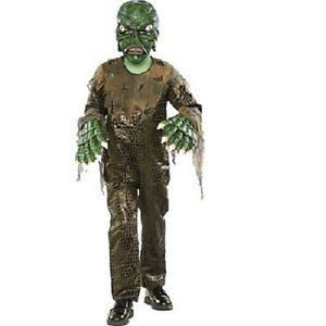 Swamp Monster Halloween Costume Size Child Boy Large 10 12