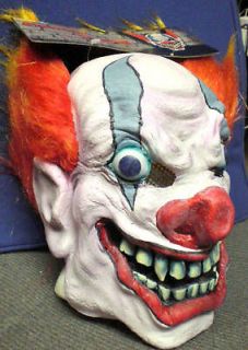 PMG Halloween Clownin' Around Evil Clown Latex Mask New