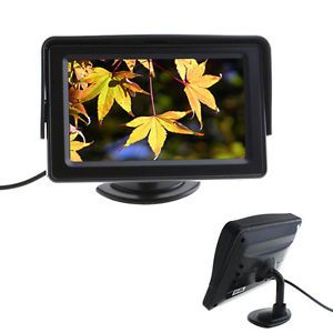 New 4 3" DVD VCR TFT LCD Color Monitor for Car Reverse Rearview Backup Camera