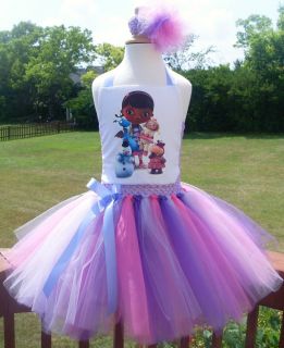 Doc McStuffins Tutu Dress Pageant Birthday Costume Disney Lambie Purple