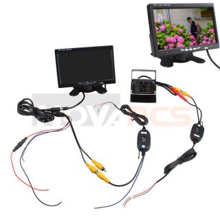 4 3" LCD TFT Car Rearview Monitor Parking Mirror with Backup Camera Night Vision
