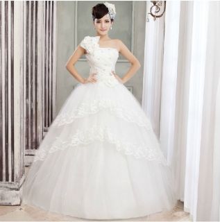 Wedding Dress Shoulder Straps Sweet Princess Formal Flowers Wedding Size 6 18