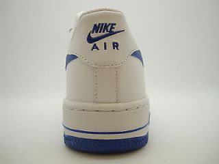 314192 145 Boys Youth Nike Air Force 1 White Varsity Royal Uptowns Classic
