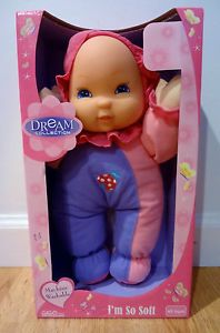 New Dream Collection I'M So Soft Baby Doll Pink and Purple 12" Inches