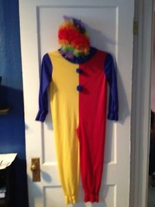 Halloween Costumes Kids Clown with Wig