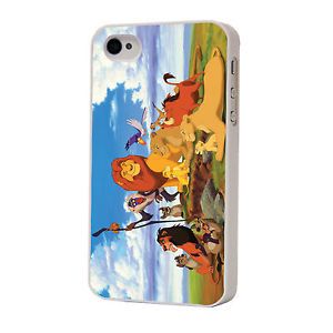 The Lion King iPhone 4 4S Mobile Phone Case Cover UK Stock White