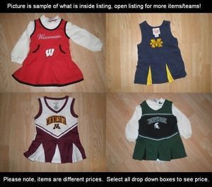 Toddler Baby Infant Girl Cheerleader Outfit Misc Big 10 Pac 12 Other