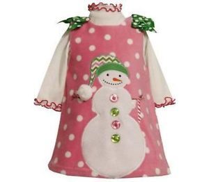 Boutique Bonnie Jean Baby Christmas Dress Size 3 6 Months Pageant Clothing