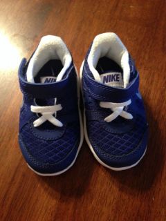 New Nike Toddler Boys Blue Tennis Shoes Size 4
