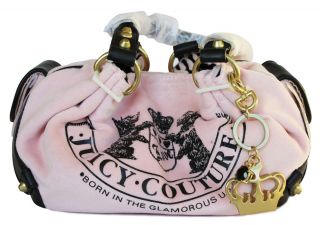 100 Authentic Juicy Couture Pink Velour Baby Fluffy Bag $178