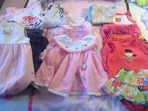 Huge Lot of 39 Items Clothing Baby Girls Size 6 9 Months Spring Summer Clothes