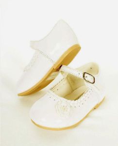 Toddlers Baby Girls Dress Shoes Pageant Wedding Ivory
