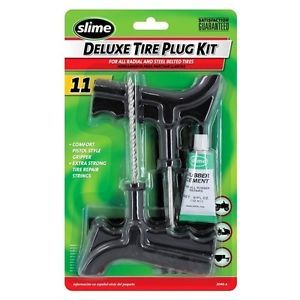Slime Emergency Tubeless Tire Plug Repair Tool Kit Car Truck ATV Flat T Handle