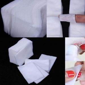 1000x Lint Free Nail Art Wipes Paper Pad Gel Acrylic Tips Polish Remover Cleaner