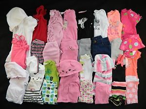 Toddler Girl Spring Summer Clothing Lot Size 12 18 18 18 24 and 24 Months