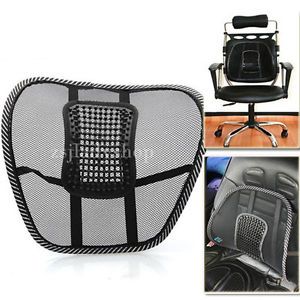 Van Car Seat Office Chair Massage Back Lumbar Support Mesh Ventilate Cushion Pad