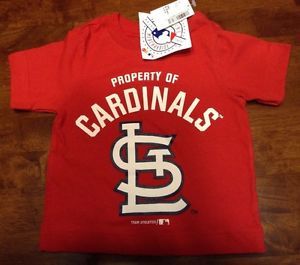 St Louis Cardinals Team Infant Apparel Shirt New with Tags Size 9 12 Months