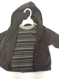 Kenneth Cole 12 M Set Long Sleeve Shirt Fleece Jacket Boys Infant Kids
