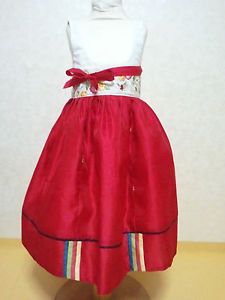 Korean HANBOK Traditional Costume Dress Toddler Skirt 1pcs Girls Dress 0 2