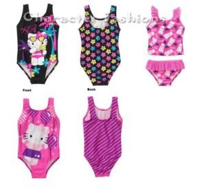 Hello Kitty 2T 3T 4T 5T Girls Swimsuit Swim Bathing Suit Choose One Style