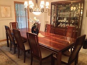 RARE Vintage Thomasville Modern Art Deco Design Dining Room Table and Chairs