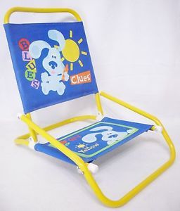 RARE Blues Clues Kids Childrens Beach Lawn Folding Chair