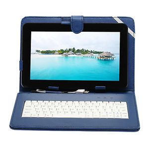 8GB Irulu 10" Android 4 1 Tablet PC Dual Cameras HDMI w Blue Keyboard Earphone